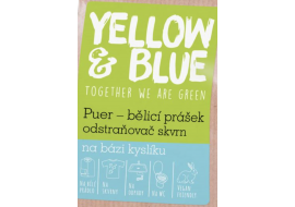 yellow & blue Puer – bělicí prášek a odstraňovač skvrn na bázi kyslíku 