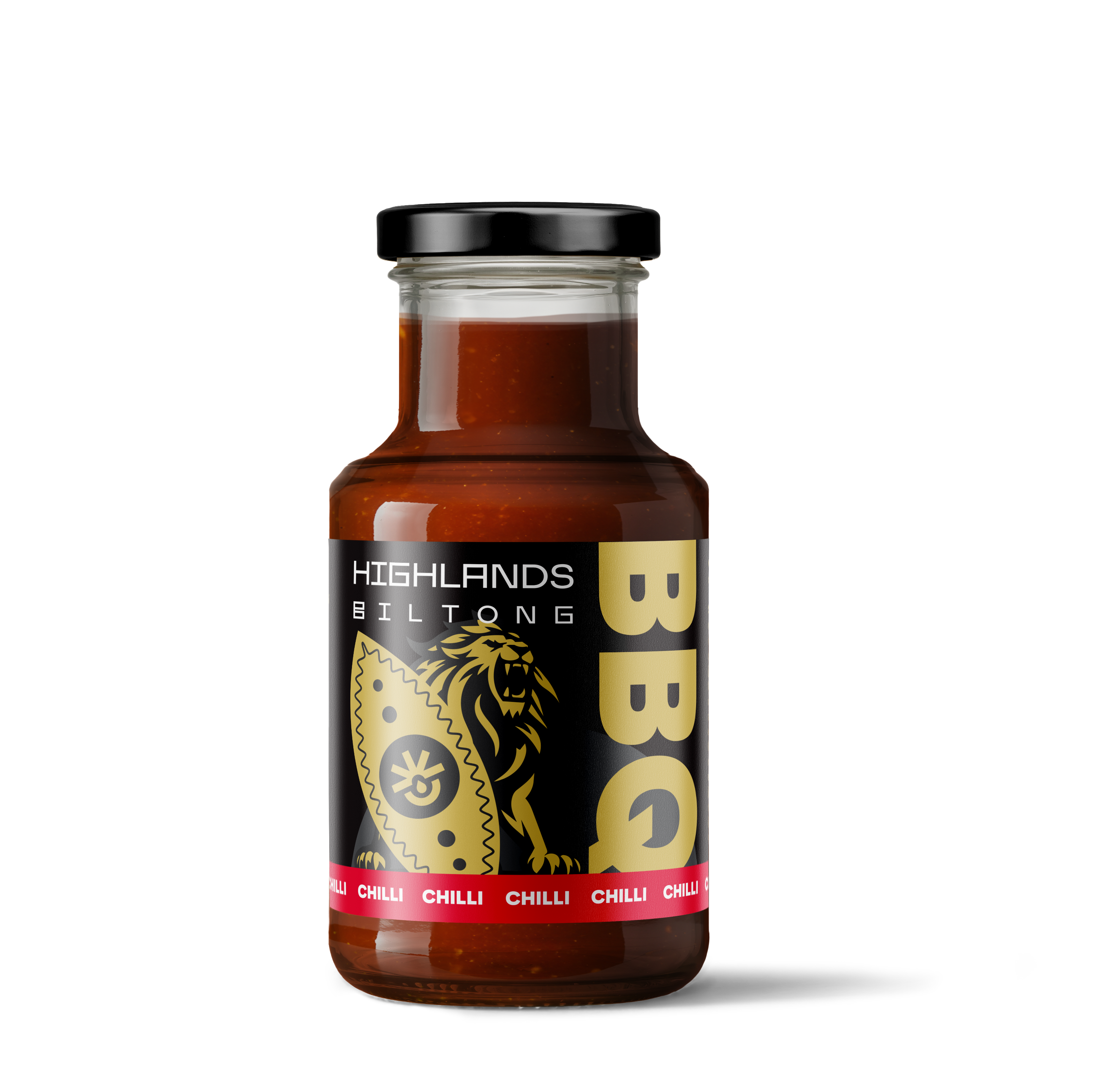 Pikantní grilovací BBQ omáčka s chilli Highlands Biltong