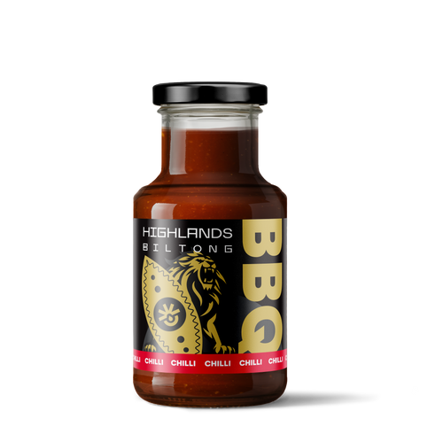 Pikantní grilovací BBQ omáčka s chilli Highlands Biltong