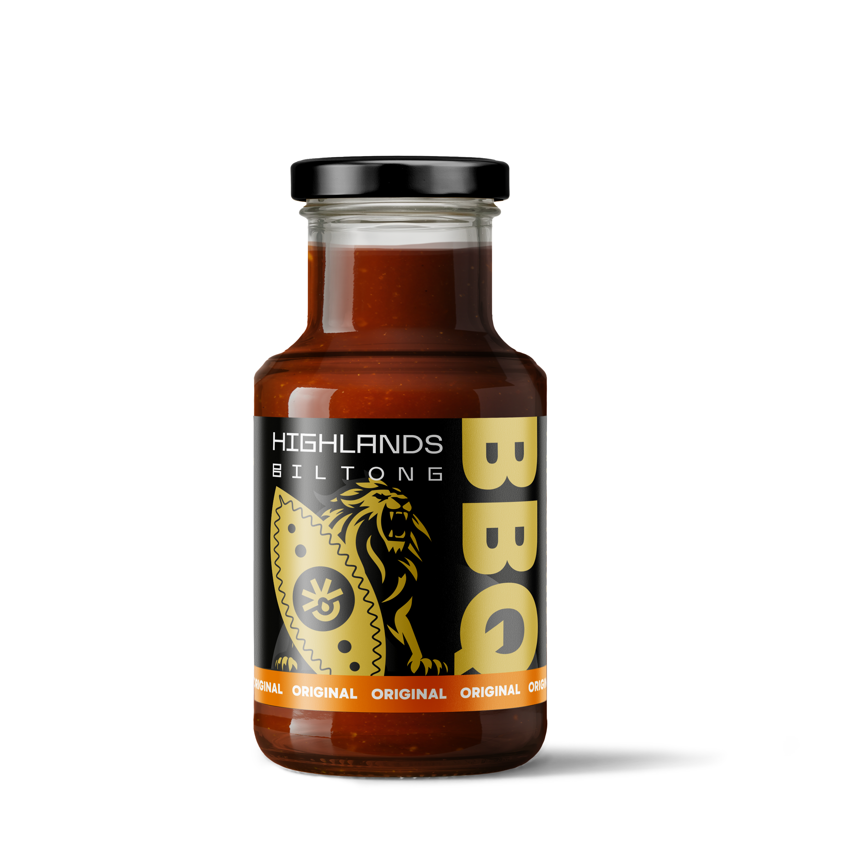 Originální grilovací BBQ omáčka k masu Highlands Biltong